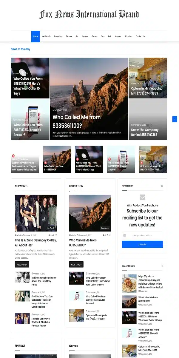 News website