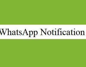 WAWP for Woocommerce Notification