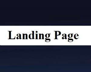 Landing Page Design